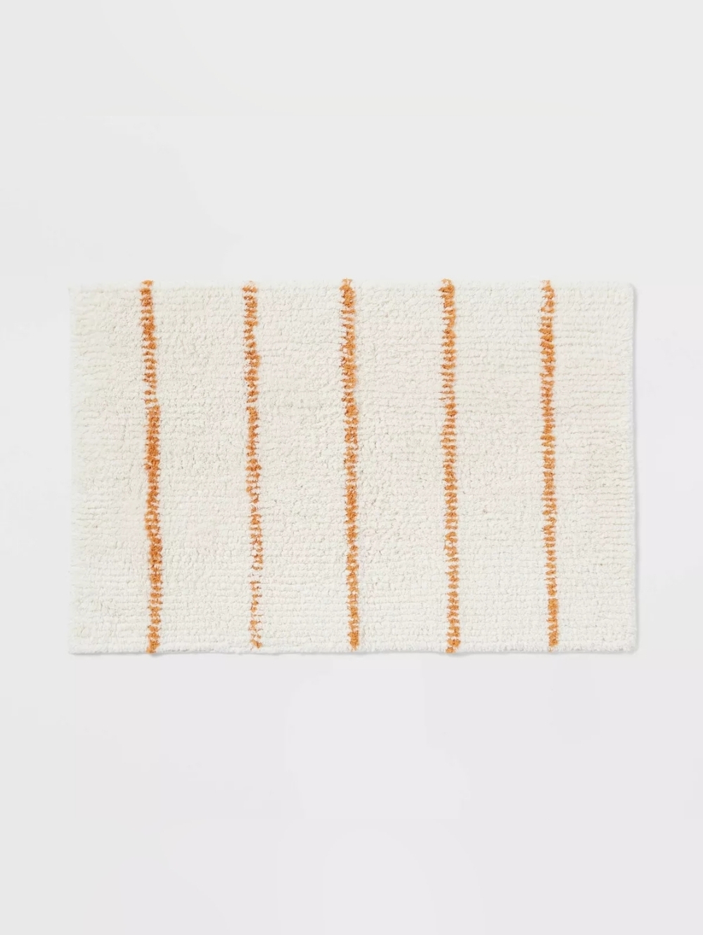 Threshold Cream Rug with Mustard Stripe Accents